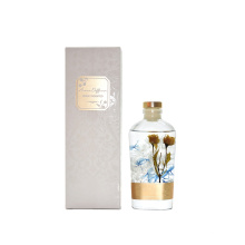 Glass Bottle Reed Diffuser Fragrance Flower Diffuser Set